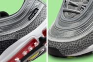 Take a closer look at the heel counter and toe top of the sneakers (Image via Nike)